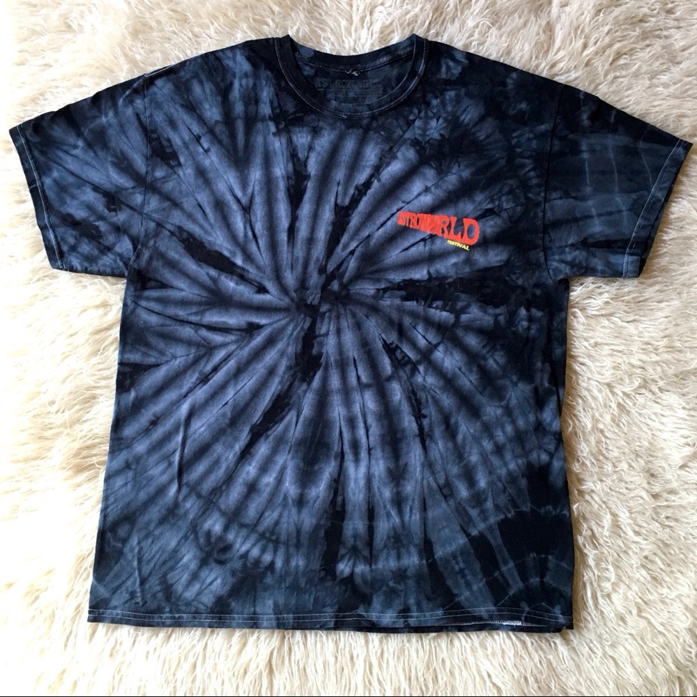 Travis Scott Astro World Tie Dye Festival Tee